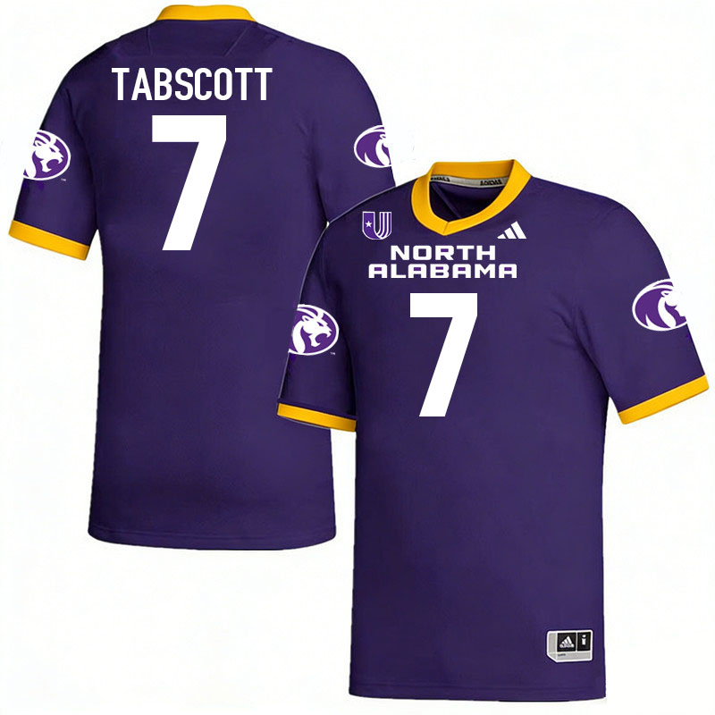 North Alabama Lions #7 DC Tabscott College Football Jerseys,Uniforms Stitched-Purple North Alabama Lions #7 DC Tabscott College Football Jerseys,Uniforms Stitched-Purple